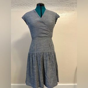 Light blue cotton dress